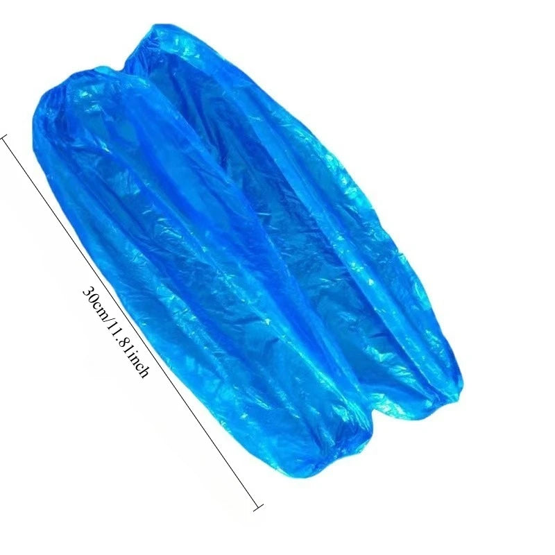 10/100pcs Disposable Waterproof Plastic Sleeves - Anti-Stain Protection for Kitchen, Home & Work Use, Kitchen Arm Protection