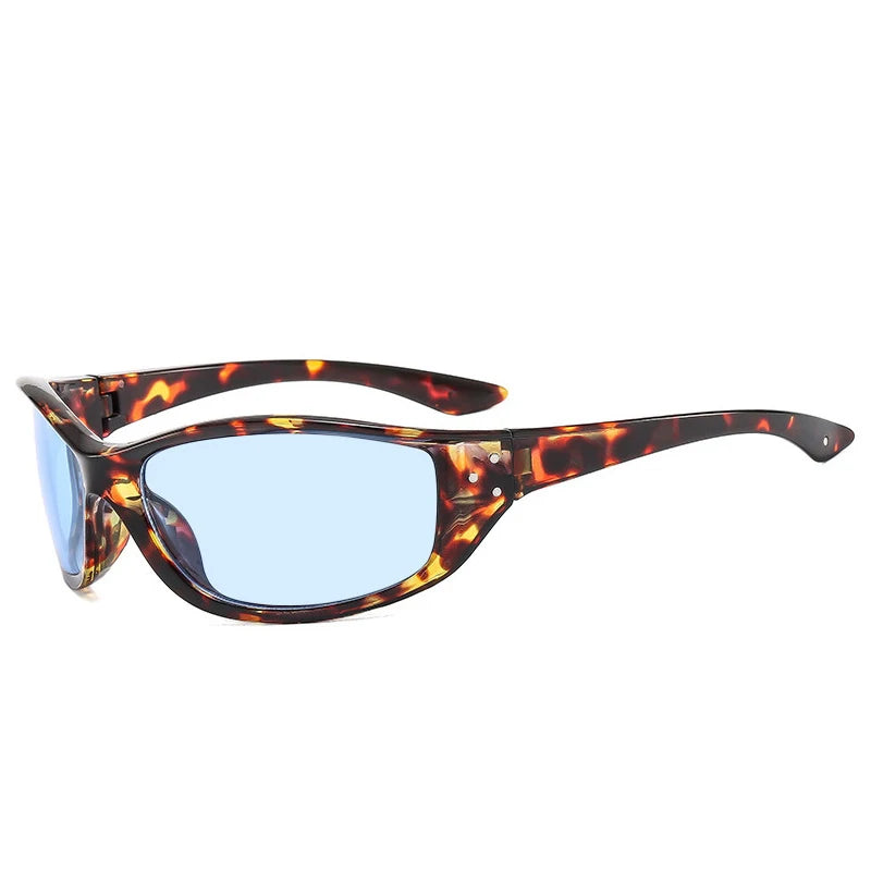 JNPCXI New Retro Y2K Candy Color Cat Eye Sunglasses Women Fashion Rivets Outdoor Sports Punk Men Trending Sun Glasses