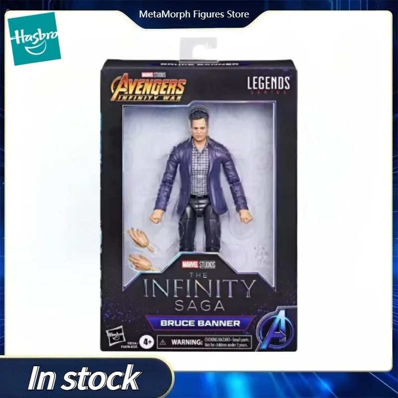 Original Hasbro Marvel Legends Series THE INFINITY SAGA BRUCE BANNER Anime Figure Toy Collection Model