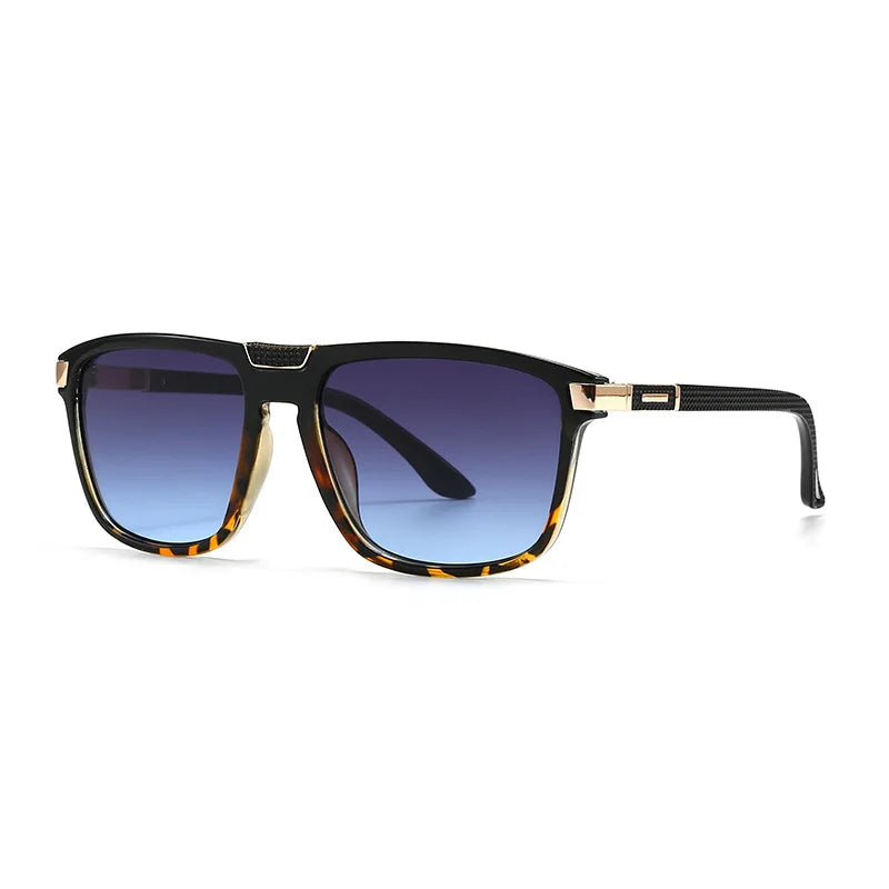 JNPCXI New Ins Popular Fashion Gradient Women Sunglasses Black Leopard Shades UV400 Trending Men Outdoor Sun Glasses