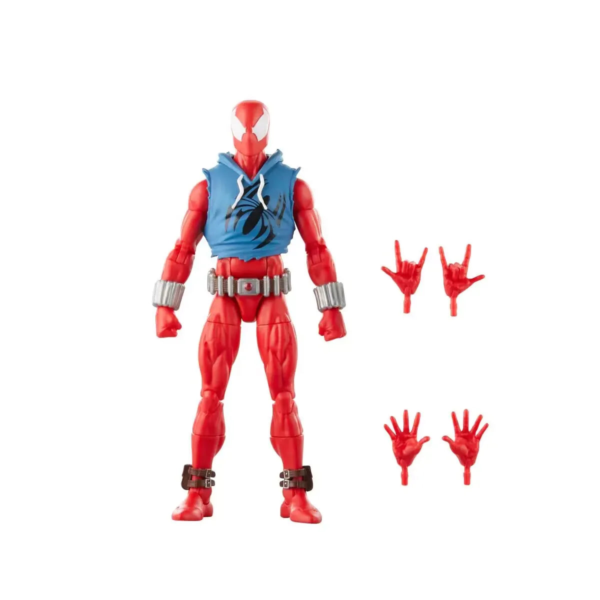 Marvel Legends Retro Wave Scarlet Spiderman 6" Loose Action Figure