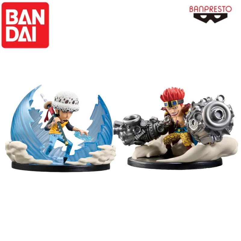 Special OfferIn Stock 100% Original Bandai Banpresto Wcf One Piece Eustass Kid Trafalgar D. Water Law Action Figure Anime Mol Co