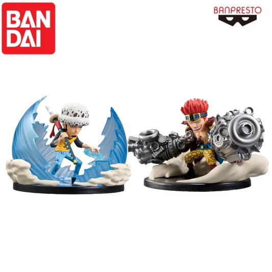 Special OfferIn Stock 100% Original Bandai Banpresto Wcf One Piece Eustass Kid Trafalgar D. Water Law Action Figure Anime Mol Co