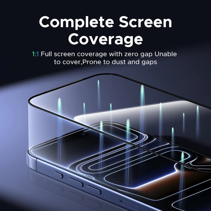 UGREEN 1/2pcs Dust-free Screen Protector For iPhone 17 Pro Max Tempered Glass