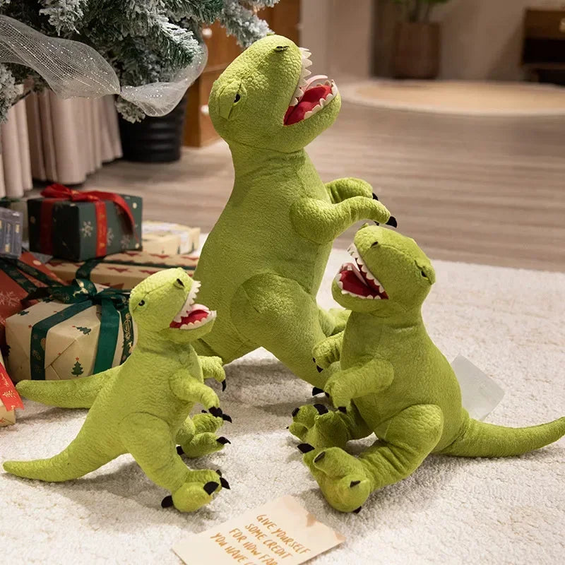 Simulation Dinosaur Plush Toy Stuffed Animal Triceratops/Tyrannosaurus Rex/Brontosaurus Sword Dragon Soft Doll Children's Gift
