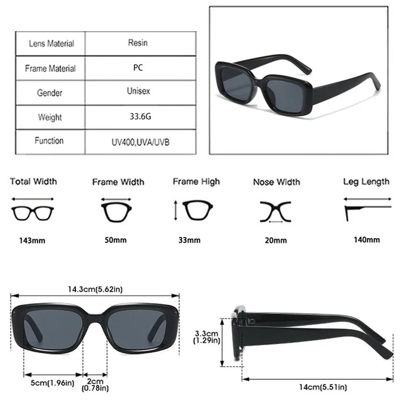 JNPCXI New Square Jelly Green Gray Color Sunglasses Women Fashion Gradient Shades UV400
