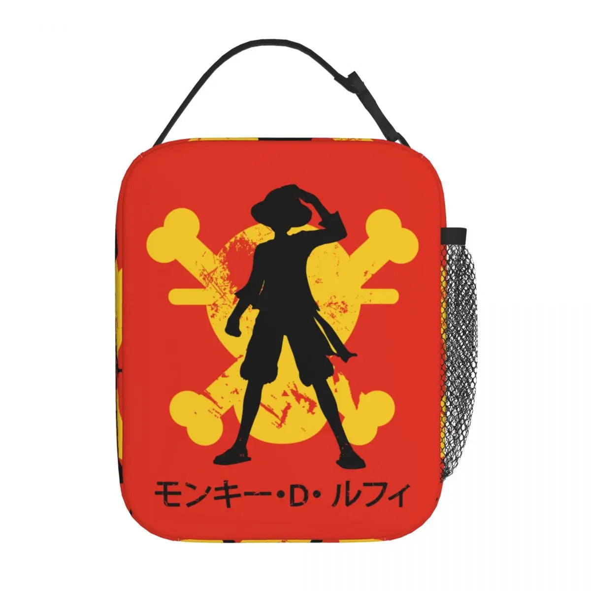 One Piece Monkey D Luffy Anime Insulated Lunch Thermal Bag Work School Bag