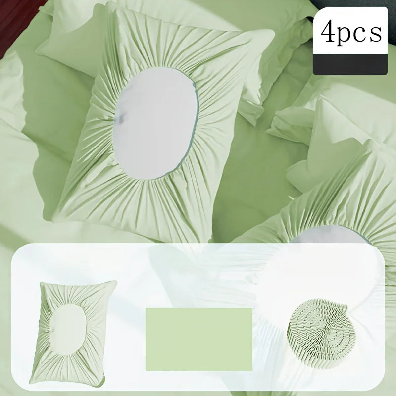 Disposable Pillowcase Set, Dirt-Proof & Breathable, Universal Fit for Hotel, Beauty Salon, Travel - No Pillow Core Included