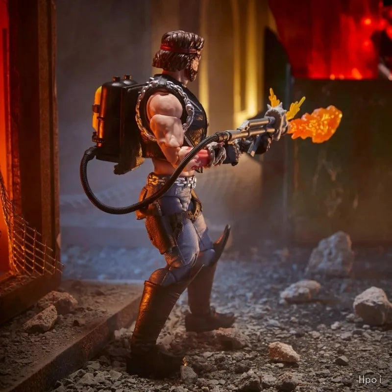 Original Hasbro G.I. Joe Classified Series 123 Cobra Dreadnok Torch Action Figure Toy Ornaments Model
