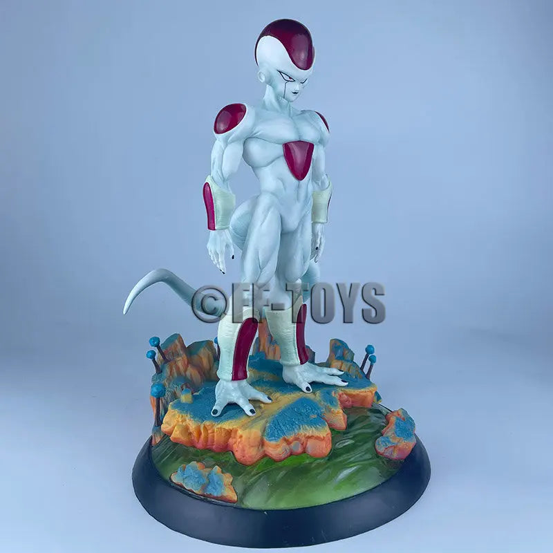 30CM Anime Dragon Ball Z Freezer Figure with Base Final Form Frieza Figurine PVC Action Figures Collection Model Toys Gifts