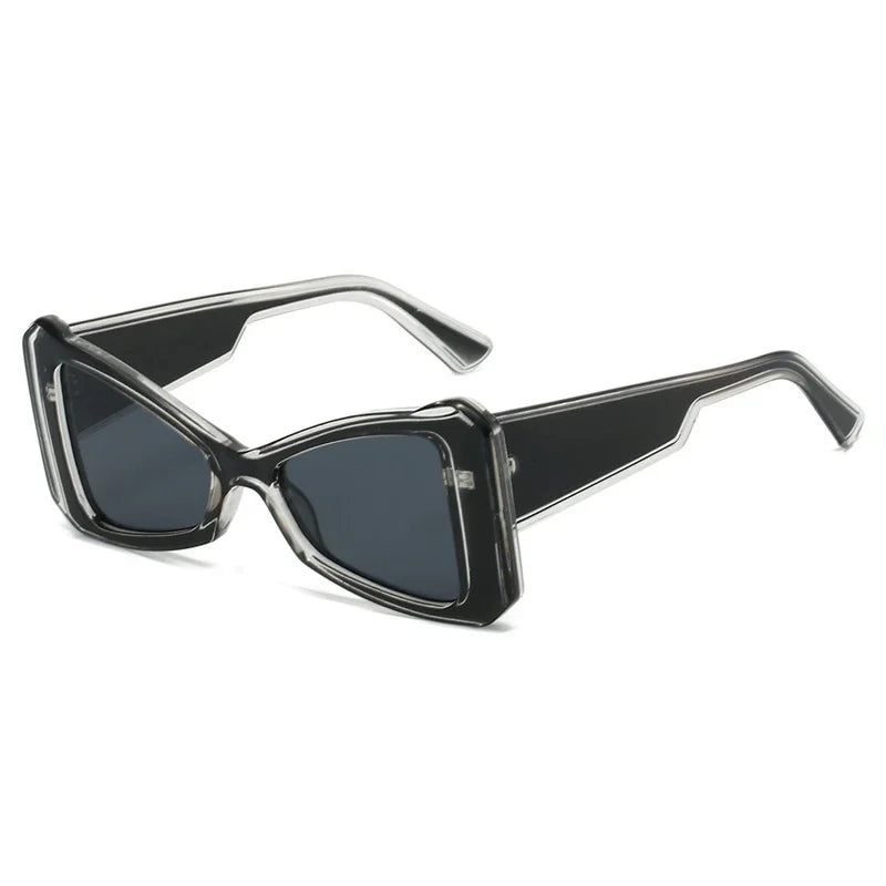 JNPCXI New Retro Cat Eye Candy Color Sunglasses Women Fashion Purple Red Gradient Shades UV400 Men Sun Glasses