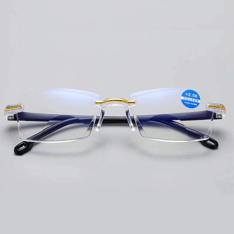 Square Classic Reading Glass Lenses +1.0~+4.0 Anti Radiation Glasses for Women
