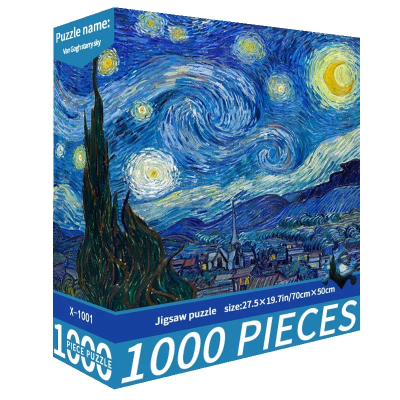 70*50CM 1000 Piece Puzzle for Adults Challenging Decompression Creative Home Decoration Gift All Special Occasions