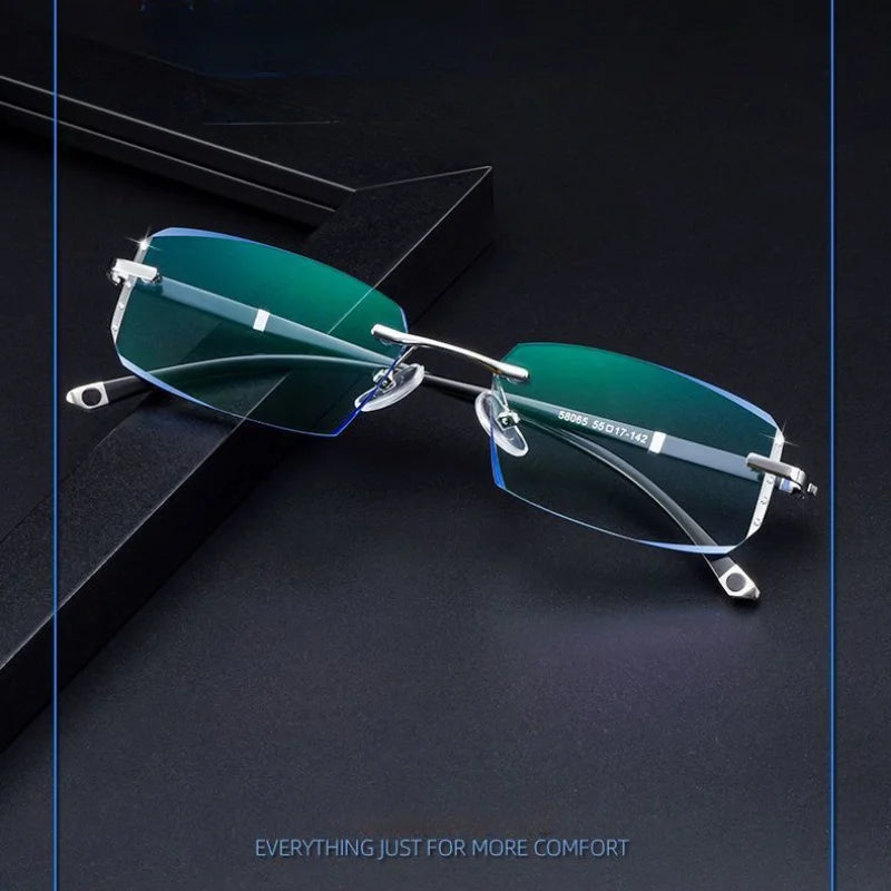 Luxurious TR90 Reading Glasses Unisex Non Glasses Suitable for Computer Reading Fashionable and Lightweight Daily Glasses