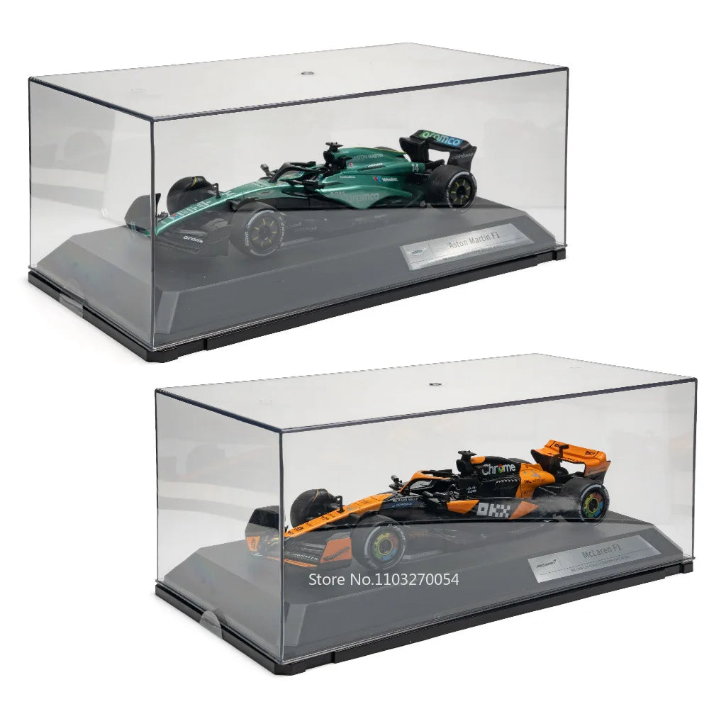 1:24 F1 Formula Racing Car Miniature Model Alloy Diecast Toys Front Wheel Steering Rubber Tire Vehices Display Cabinet Ornaments