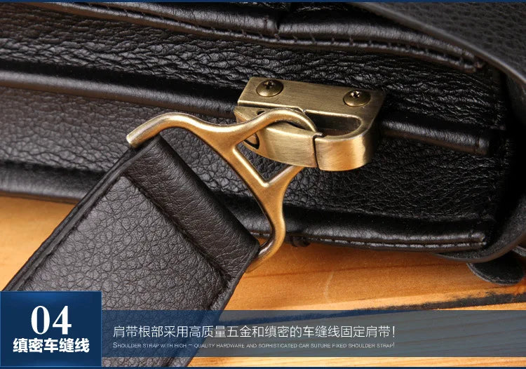 The Leisure Business Single Shoulder Bag Polo Vertical  Man Trend Inclined Shoulder Bag Сумка Мужская На Плечо Crossbody Bag