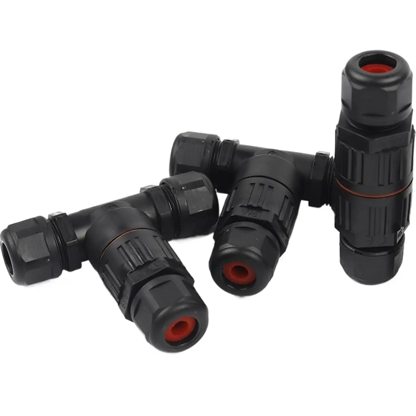 1PCS IP68 I/T Shape Waterproof Connector 2/3/5 Pin Wire Connectors Quick Screw Connect Push-in Terminals Electric Junction Box