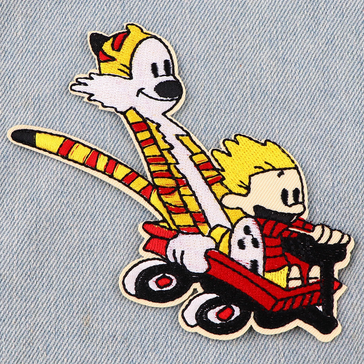 Cute Tiger Embroidery Patches For Clothing Patches For Clothes Cartoon Animal DIY Iron on Patch On Clothes Stickers