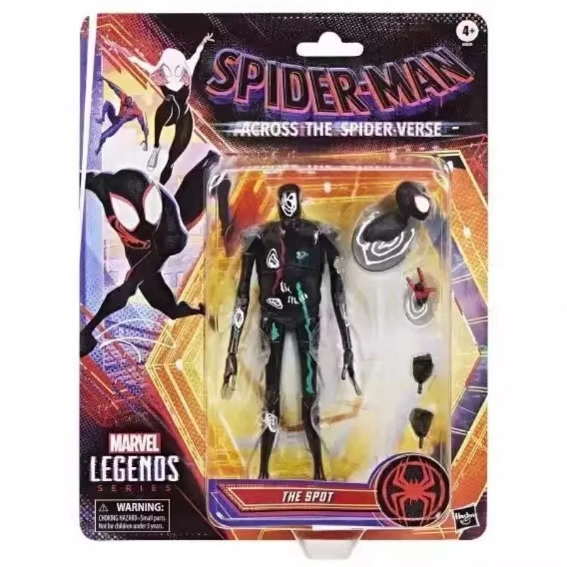 Original Hasbro Marvel Legends Series Spider Man Across The Spider Verse The Spot Animation Figures Action Figures Toys Models