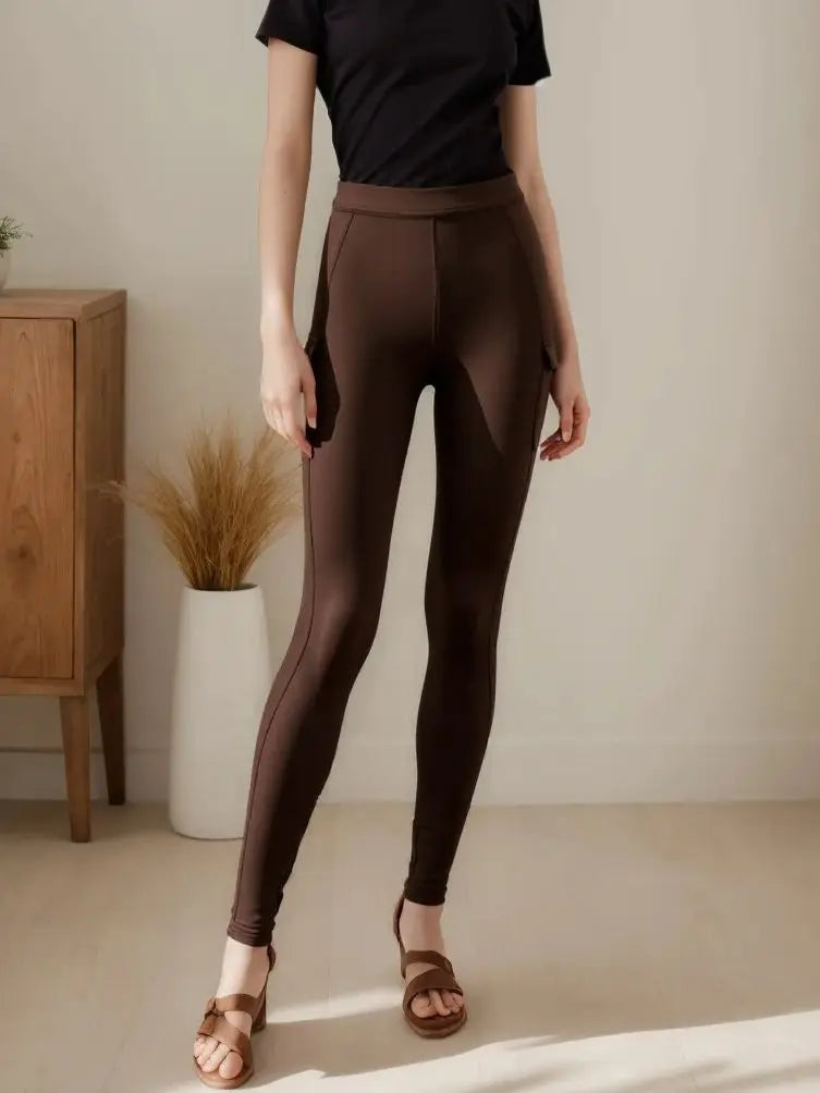 High Waisted Yoga Pants Hip Lift Pocket Stretch Tight Abdominal Running Fitness Yoga Pants Women