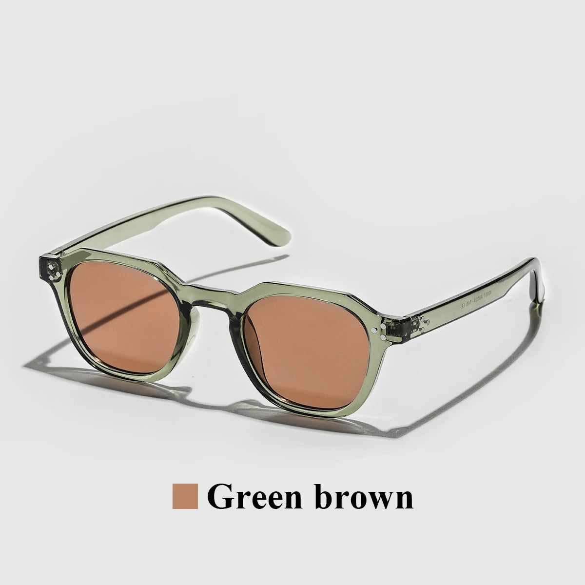 Ruiao Luxury round light Sunglasses Designer Sun Shades Brand Retro Eyewear Gift for Women Men