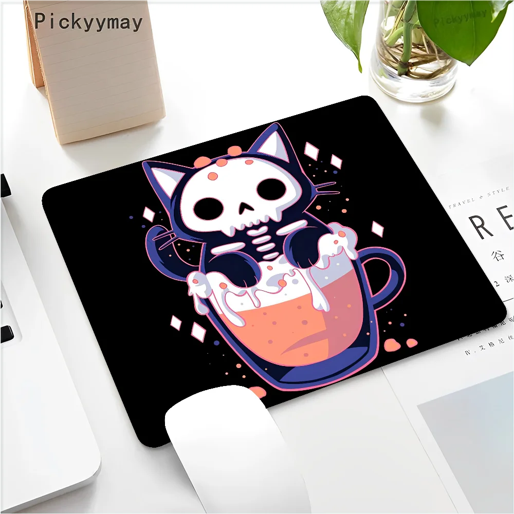 Funny Black Cat Mouse pad PC Desk Mat Table Big Mouse Pad PC Non-slip Rug z29