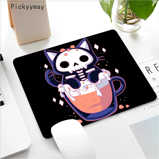 Funny Black Cat Mouse pad PC Desk Mat Table Big Mouse Pad PC Non-slip Rug z29