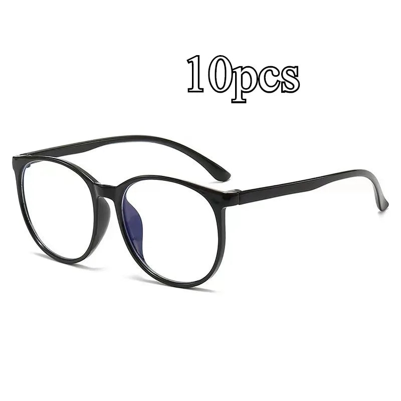 Anti-blue Light Optical Glasses Unisex Myopia Glasses Retro Ultra-light Large Square Frame