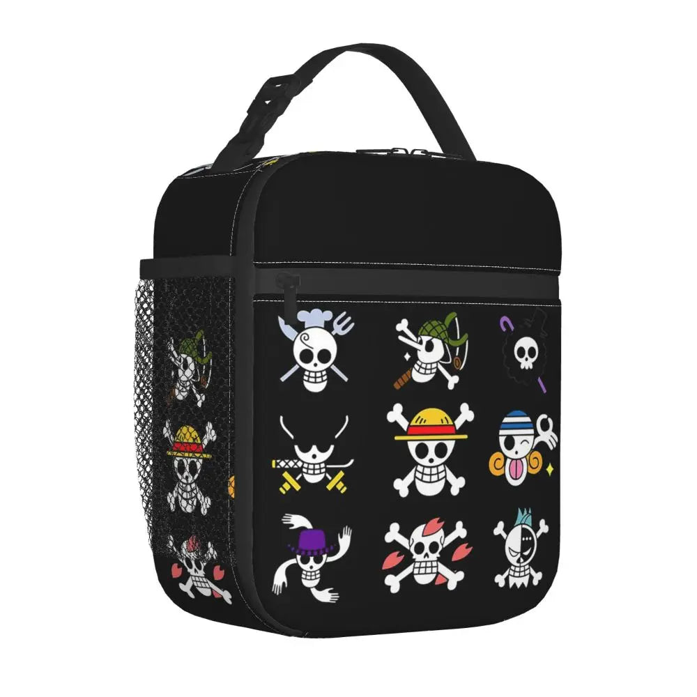 One Piece Monkey D Luffy Anime Insulated Lunch Thermal Bag Work School Bag M14