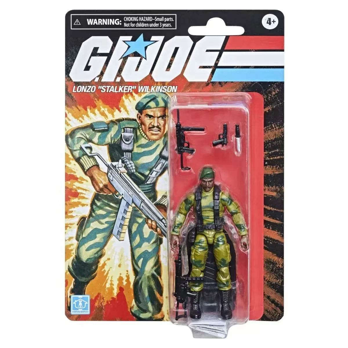 Original Hasbro G.I. Joe Classified Series Retro Hanging Card COBRA TROOPER/OFFICER/Grant/STALKER Anime Figure Collection Toys