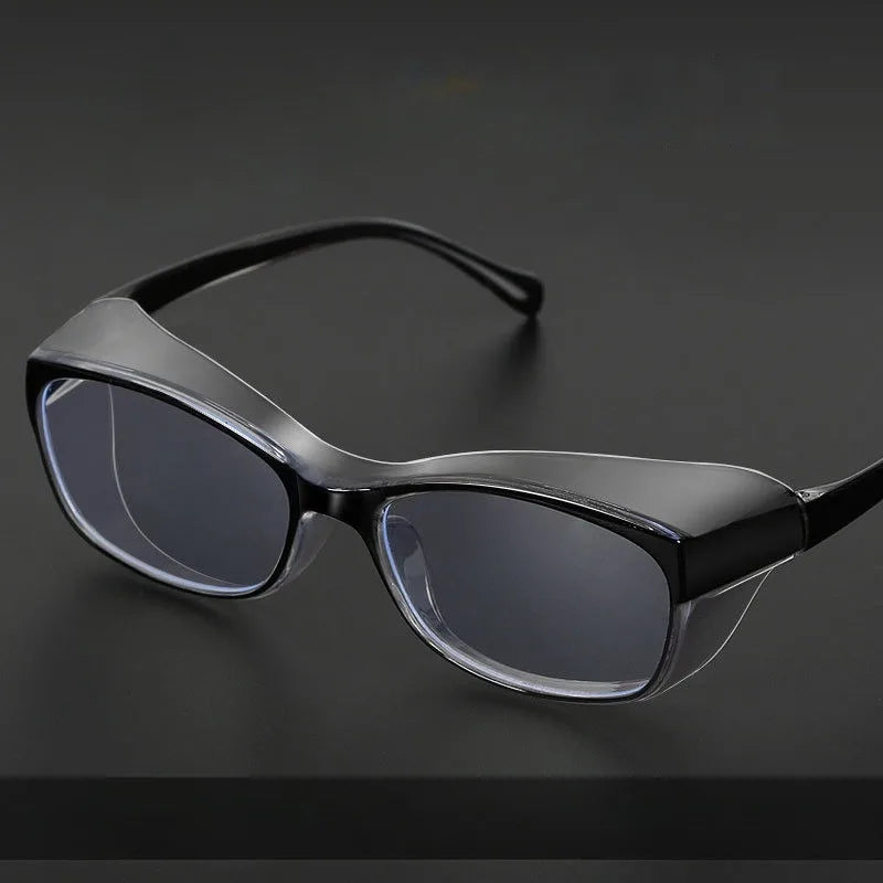 3PCS Work Safety Goggles Anti-Splash Wind Dust Proof Protective Glasses Optical Lens Frame For Research Cycling Eyes Protector