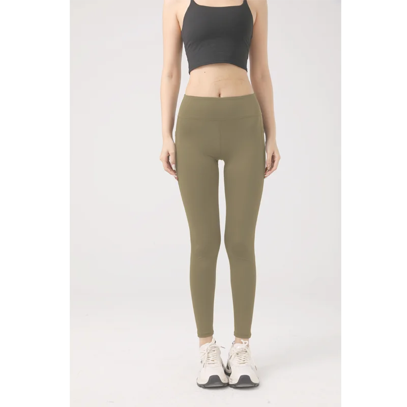 Waist Yoga Pants with Pockets, Leggings for Women Tummy Control Compression Workout Leggings for Women