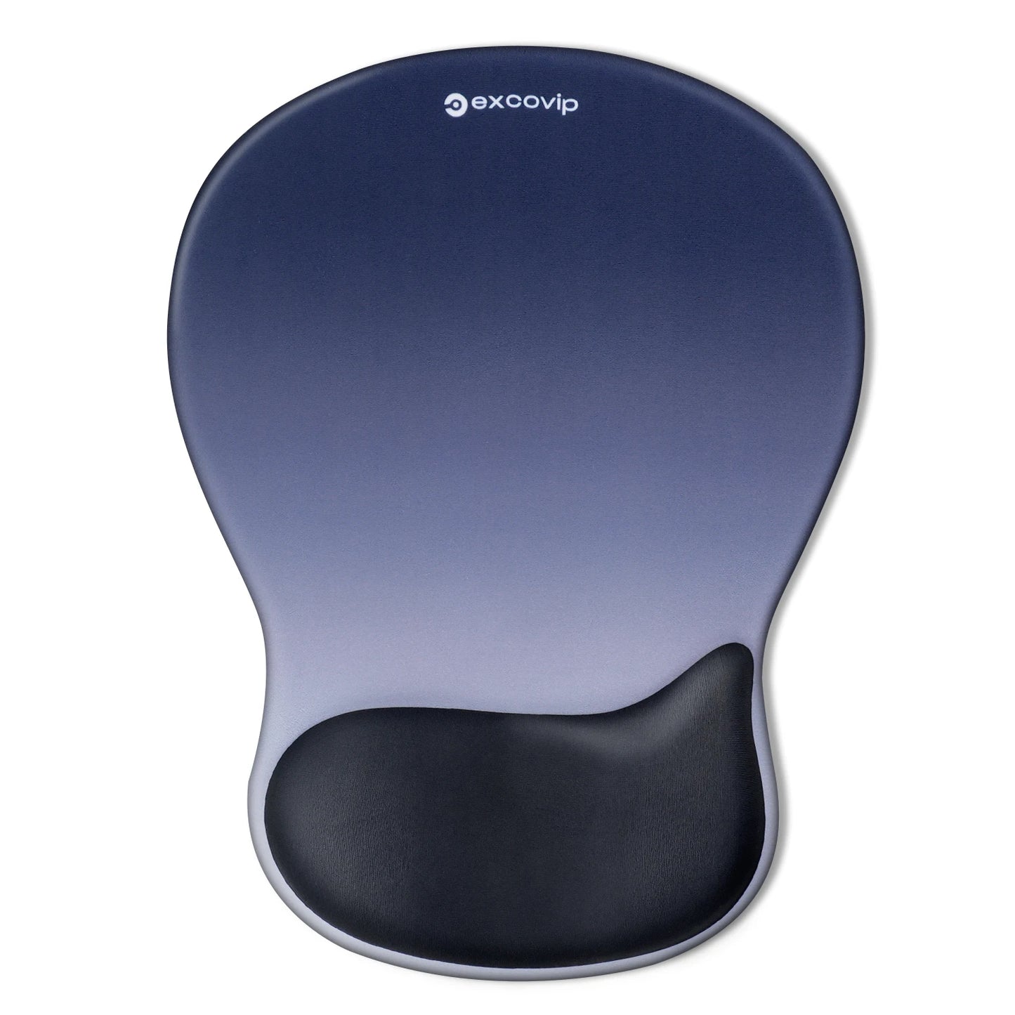 EXCO Ergonomic Mouse Pad Large with Silicone Wrist Rest Non-Slip PU Base for Pain Relief Computer Office Desk Laptop Home