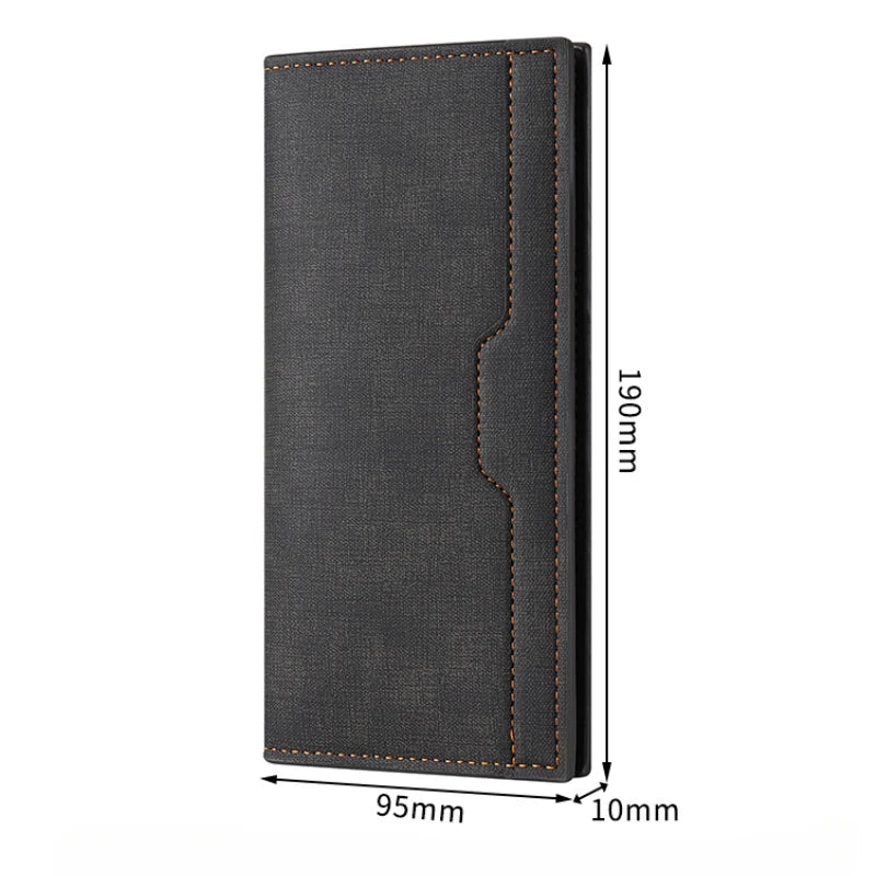 Men's Wallet Long Fashion Multiple Card Slots Men's Wallet Slim Long Thin Mens Luxury Wallet Designer Wallets Men with Coins Bag