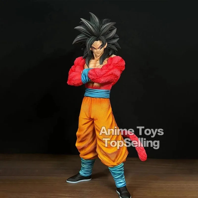 Anime Dragon Ball Figure Super Saiyan 4  Son Goku Statue PVC Collection Model Toys Gifts