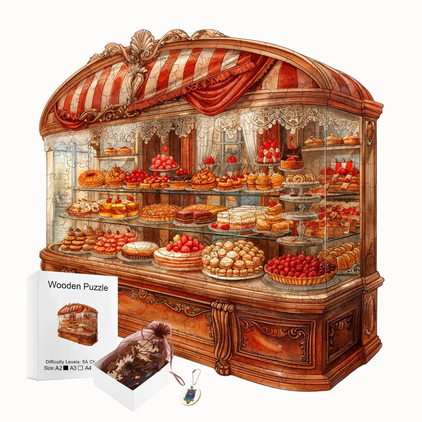 Interesting Wooden Jigsaw Puzzle Artistic Home Decor Christmas and Halloween Gift Toy For Teen And Kid