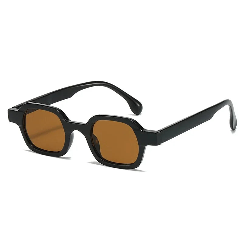 JNPCXI Fashion Small Polygon Square Women Sunglasses Retro Gradient Men Shades UV400 Sun Glasses