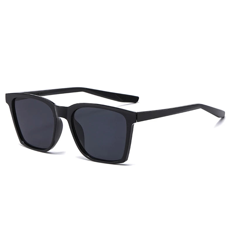 JNPCXI New Retro Rectangle Sunglasses Women Shades UV400 Fashion Rivets Men Punk Gradient Photochromic Color Sun Glasses