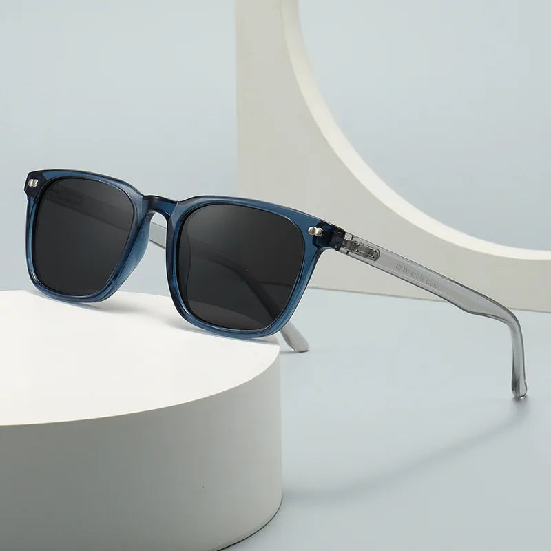 JNPCXI New Vintage Polarized Rivets Polygon Square Leopard Women Sunglasses Fashion Men Shades UV400