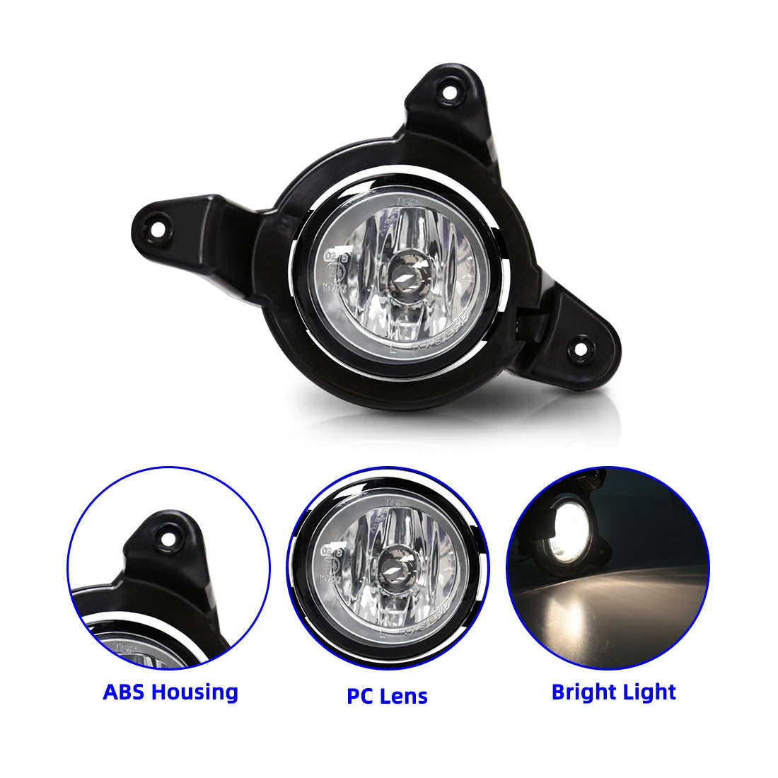 For Toyota CHR C-HR 2018 2019 2020 Car Led Daytime Running Lights Fog Lamp DRL with Wires Switch Relay US Models Car Accessories