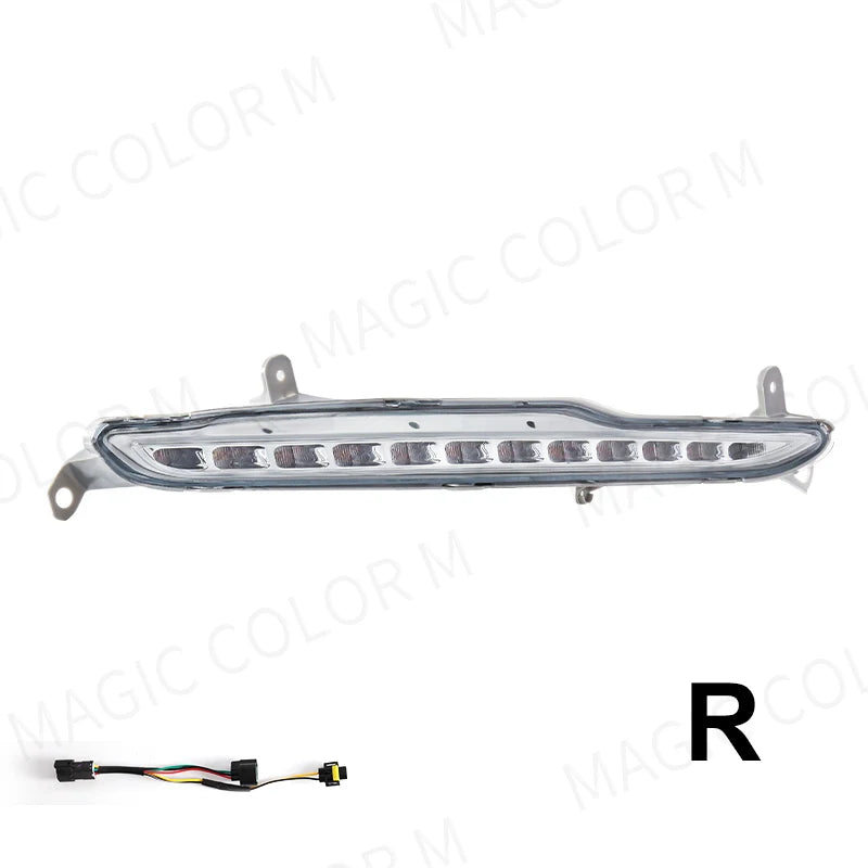 Fog Lamps DRL For KIA K5 Optima 2010 2011 2012 2013 Daytime Running Lights Auto Front Bumper Black Bezel Covers Car Accessories