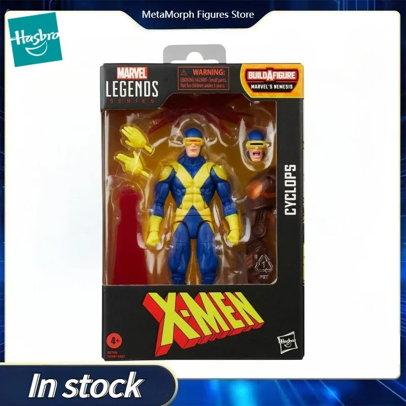 Original Hasbro Marvel Legends Series X-Men Cyclops Anime Figure Model Toys Collection