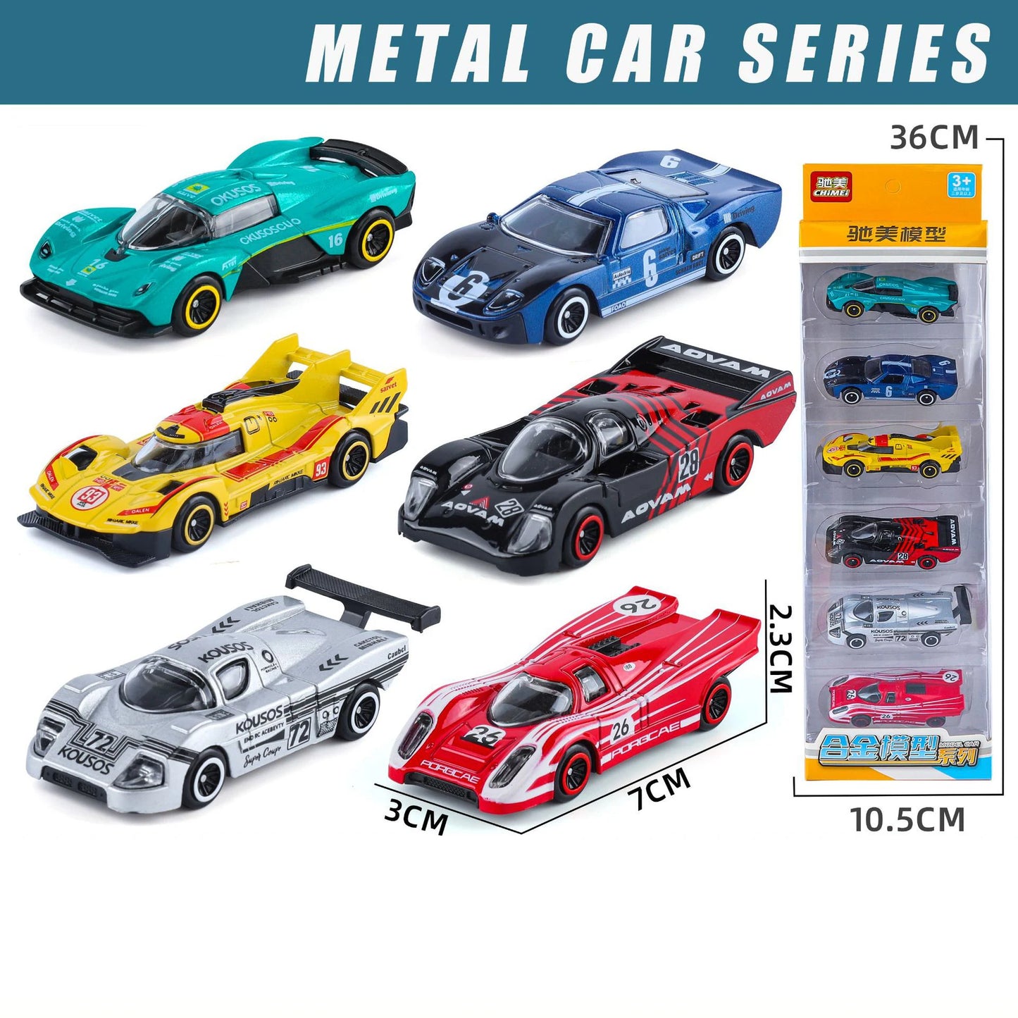 1:64 Scale Alloy Miniature Cars Models Series Diecast Toys Slide Forward Metal Material Rubber Tires Vehices Collecting Hobbies