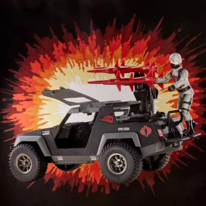Original Hasbro G.I. Joe Classified Series COBRA NIGHT ATTACK 4-WD STINGER Anime Figure Toy Model Collection
