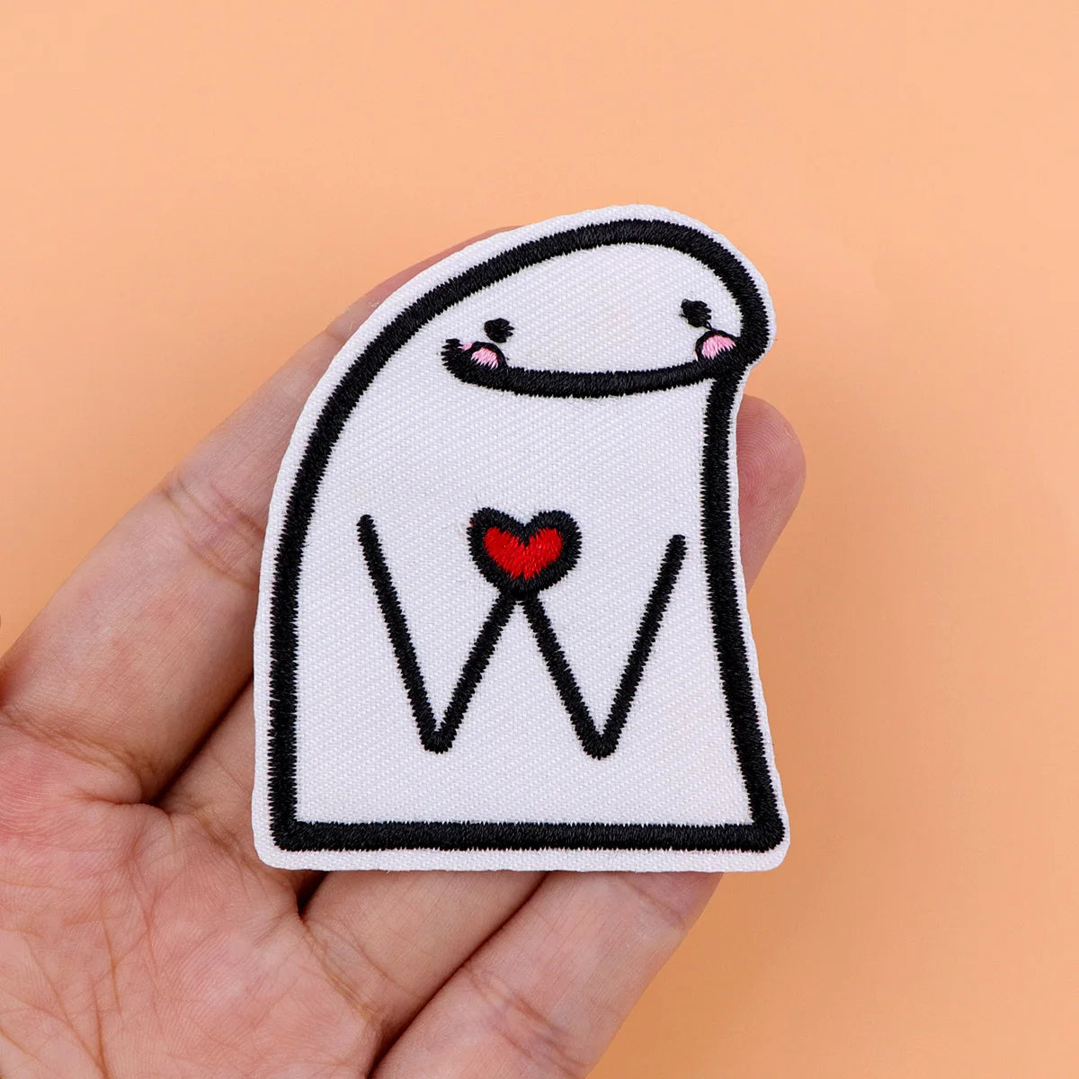 3pcs Funny Stick Figure Iron On Patch Clothes Patch For Clothing Simple Style Embroidered Patch Garment Apparel Accessories