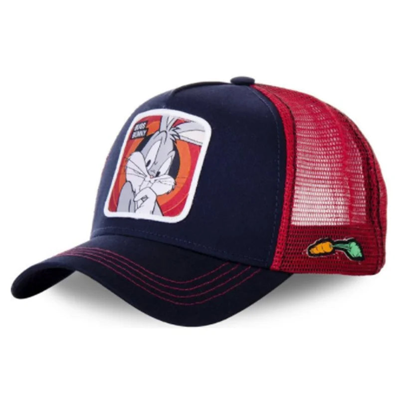 Hot Sale Anime Cartoon Cap High Quality Patch Draw Baseball Cap Men Trucker Hats