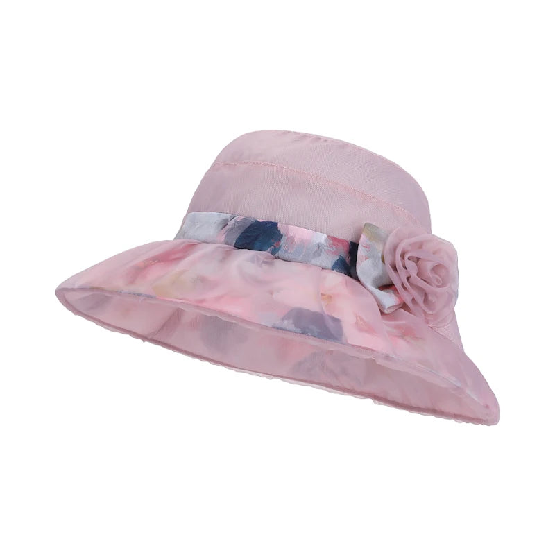 6185-New summer women's outdoor fashionable stylish mom's sun protectionhatwithmeshfabric,breathablelargebrim, fishermanstylehat