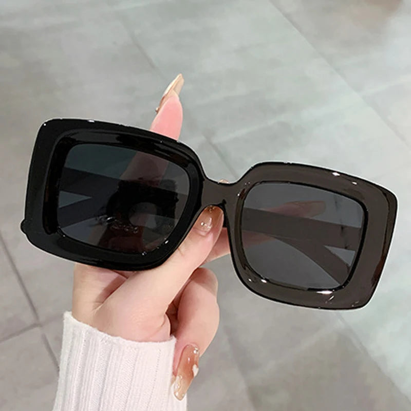 JNPCXI New Square Sunglasses Women Fashion Shades UV400 Men Luxury Gradient Transparent Male Female Sun Glasses