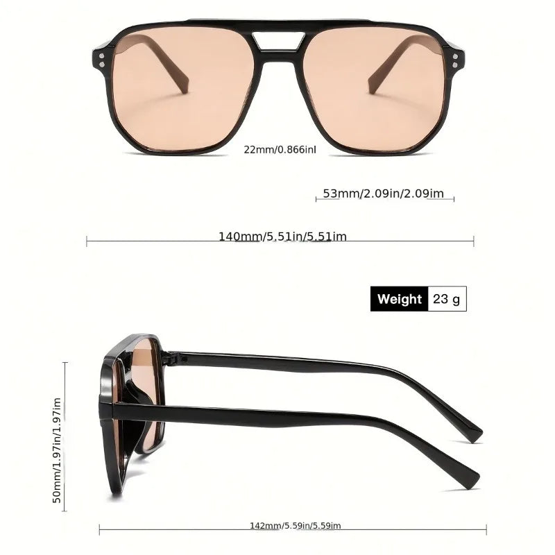 Rectangular Women's Fashion Glasses Perfect for Everyday Wear and Travel  PC Lens Anti-Reflective and Lightweight