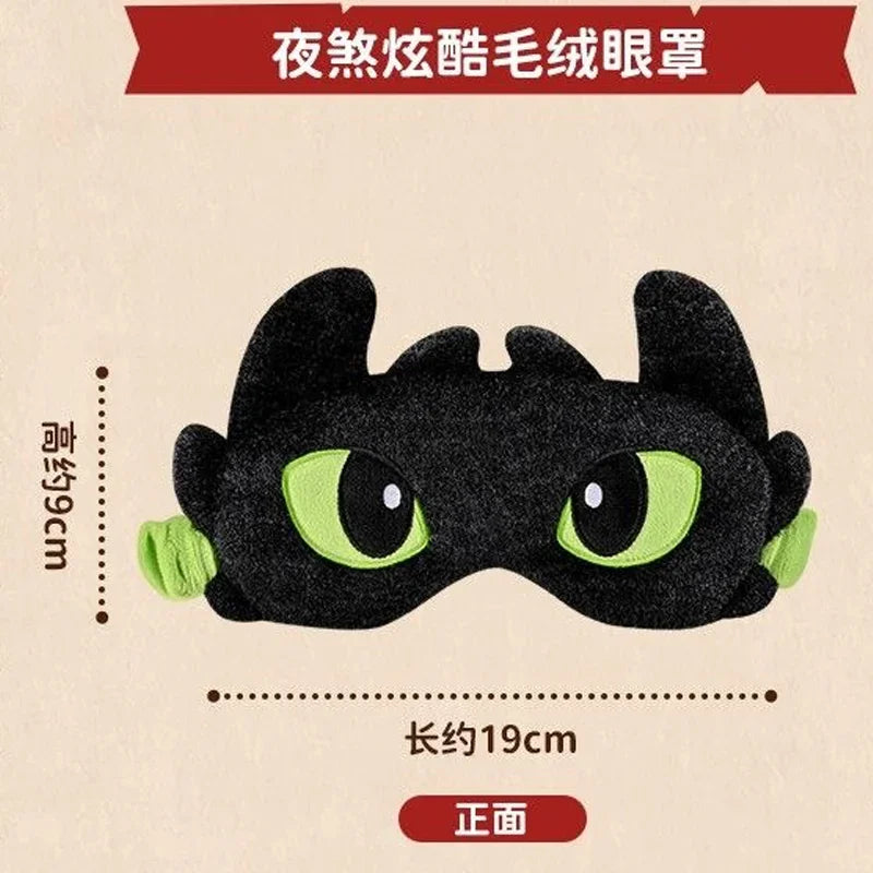 Toothless fashion Sleep Eye Mask Cute Blindfold Dragon Eye Cover Mask Eyepatch